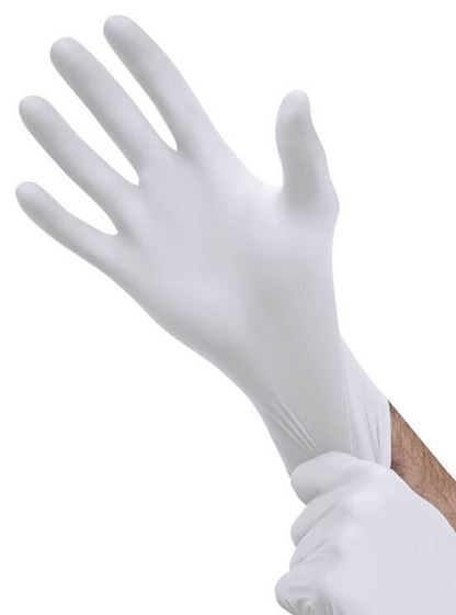Boîte de 50 gants jetables XL (10) - Nitrile - biodégradable, sans