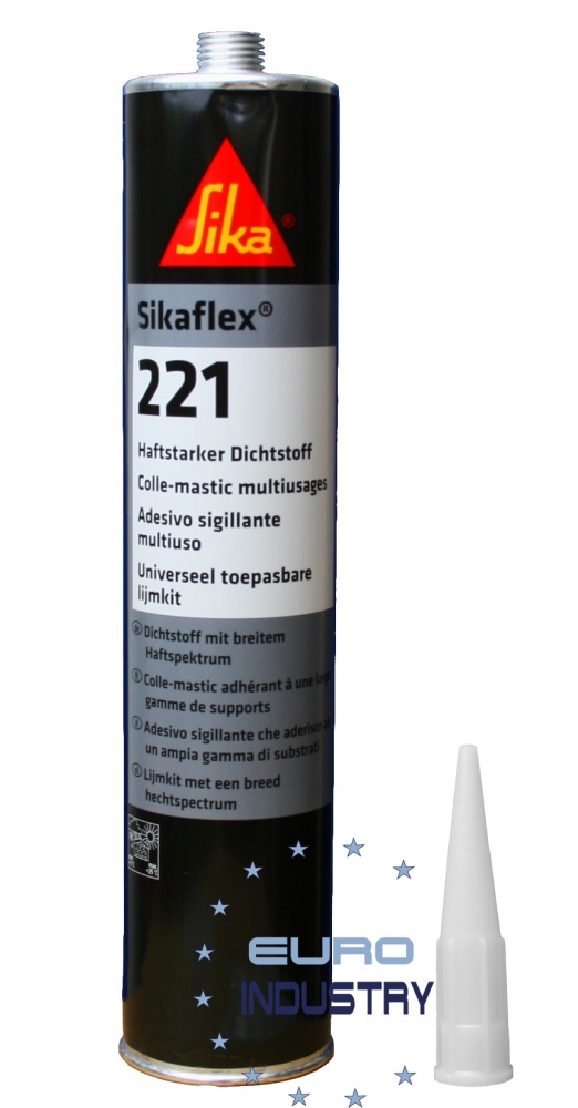 Sikaflex 221 multi purpose polyurethane sealant 300ml cartridge