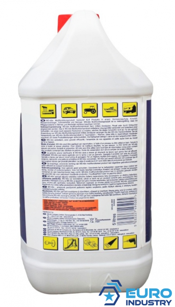 WD-40 - 5 Liter Kanister inkl. Zerstäuber für 550 ml (leer