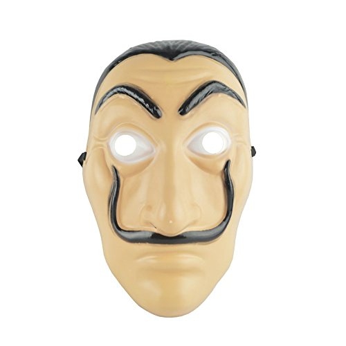 US!2018 La Casa De Papel Face Mask Salvador Dali Mascara Money Heist CosplayProp 