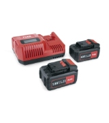 Flex 18.0 V battery packs and chargers